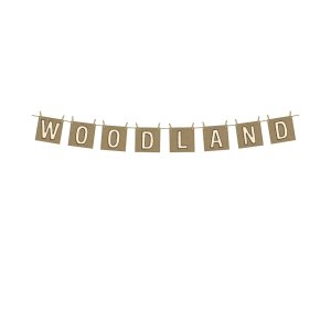 Woodland Party Collection Woodland Banner,1pc