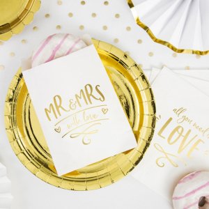 Paper Treat Bags Mr&Mrs,6Pc