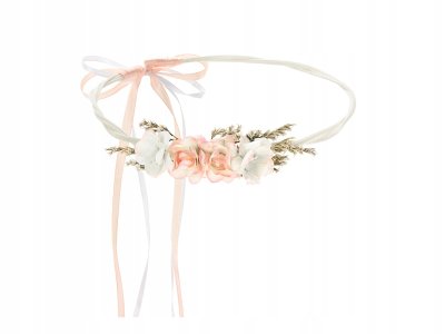 Flower Crown, Light Peach,1pc