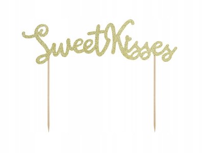 Sweet Love Party Collection Cake Topper - Sweet Kisses 1pc