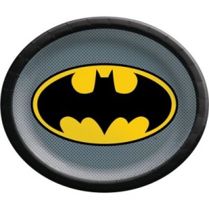 Batman Party Collection Justice League Oval Paper Plates 8pc