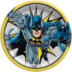Batman Party Collection Batman Round Paper Plates 8pc