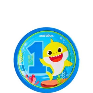 Baby Shark Party Collection Plates Small 1st birthday 8pc