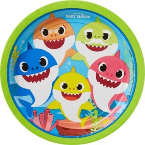 Baby Shark Party Collection Plates Big 8pc