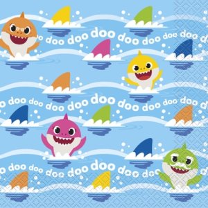 Baby Shark Party Collection  Napkins doo doo 16pc.