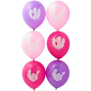 Princess Party Collection Disney Latex Balloon (without Air or Ribbons) 6Pc