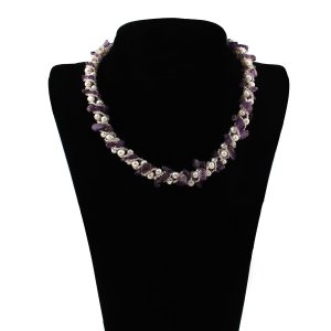 Pearl and Amethyst Necklace