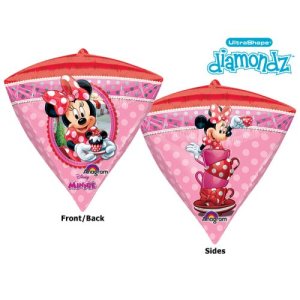 Minnie Mouse Party Collection Diamondz Foil Balloon (without Air or Ribbons or Helium) 1pc