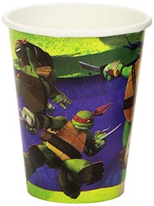 Ninja Turtles Party Collection Teenage Mutant Cups 8Pcs