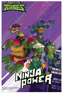 Ninja Turtles Party Collection Rise Of The Teenage Mutant Ninja- Loot Bags 8pc