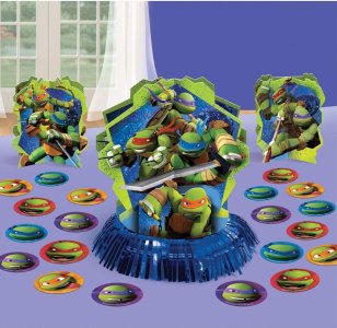 Ninja Turtles Party Collection Teenage Mutant Table Decorating Kit 3pc