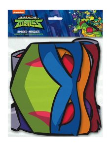 Ninja Turtles Party Collection Teenage Mutant Ninja Paper Masks 8Pcs