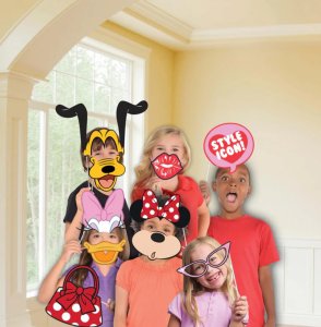 Minnie Mouse Party Collection Photo Booth Kit 12Pcs
