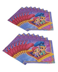 Shimmer And Shine Party Collection Lunch Napkin  16pc 