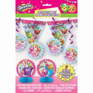 Shopkins Party Collection - Decoration Kit 7pc