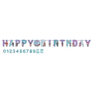 LoL Surprise Party Collection Add-An-Age Jumbo Letter Banner Kit