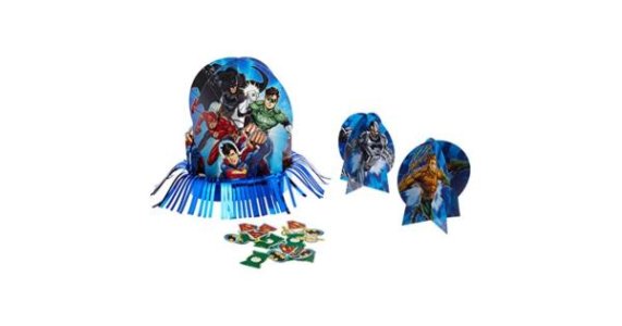 Justice League Party Collection Table Decorating Kit 3pc