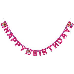 Dora Party Collection Friends Happy Birthday Banner 1pc
