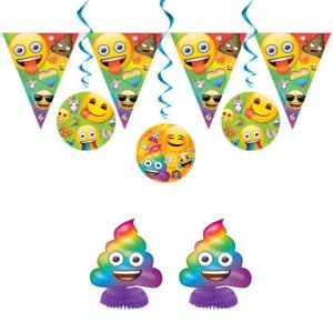 Emoji Party Collection - 100 Decoration Banner Kit 7pc