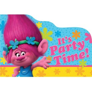 Trolls Party Collection 8 Invitation 32pc