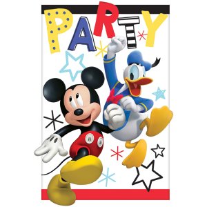 Mickey Party Collection On The Go Postcard 8 Invitations 32pc