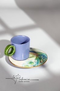 Blue Peacock Coffee Cup # 7