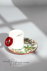 White and Red Cherry Coffee Cup # 11