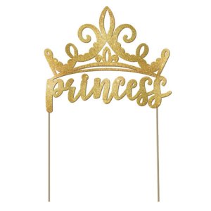 Princess Party Collection - Glitter Cake Pick 1pc