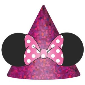 Minnie Mouse Party Collection Happy Helpers Party Hats 8pc
