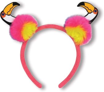 Toucan Pom-Pom Headband Halloween