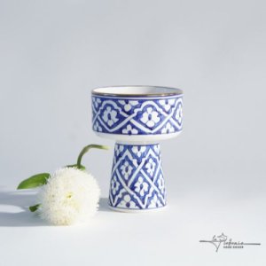 Majorelle blue Chabi Chic  sweet and savory stand