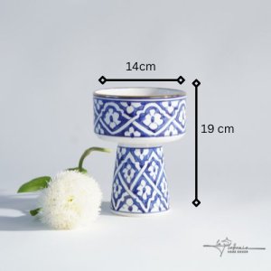 Majorelle blue Chabi Chic  sweet and savory stand