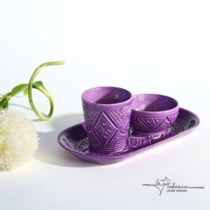 Baladi coffee set - light Purple