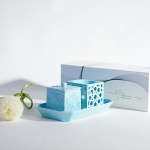 Baladi Mubkhar set -light blue