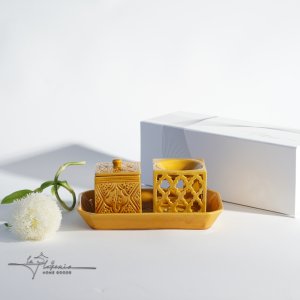 Baladi Turmeric yellow Mubkhar set