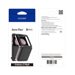 Araree Aero Flex Case With Dual Layer Protection For Samsung Galaxy Z Flip 5 - Black
