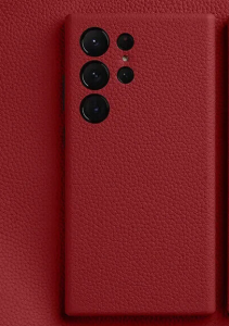 Melkco Origin Series Premium Leather Regal Snap Magsafe Cover for Samsung  S24 ULTRA - Red