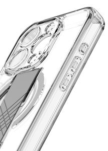 Itskins Avana Grip-It Series Case Magsafe Compatible With Camera Lens Protector For Iphone 15 Pro - Clear