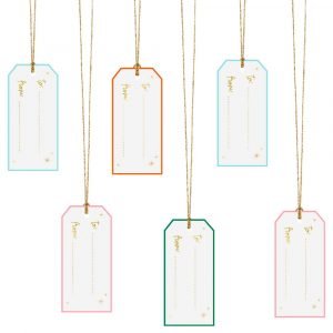 Christmas Party Collection Gift tags 12pcs, Mix