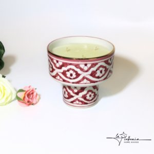 Pink Small Pedestal Candle