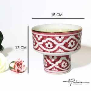 Pink Small Pedestal Candle