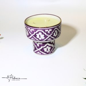 Lilac Small Pedestal Candle