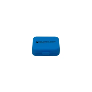 Pill Case  with 4 Compartments  - Blue
