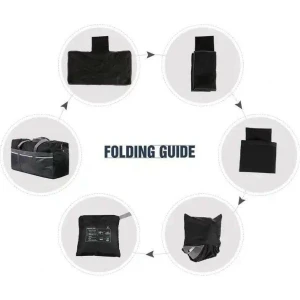 Extra Large Light Weight Foldable Duffel Bag 96L - Old Barcode 7340446635880 - Black