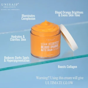Unisaif-C-Glow+ Blood Orange Matte Cream 100gm