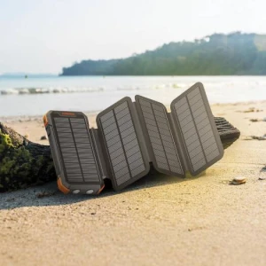 Power Bank 20000mAh 4-Panel Solar