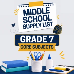 Grade 7 - Supply List (Core Subjects)