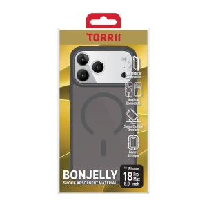 Torrii BonJelly (MagSafe Compatible) Cover For iPhone 18 Pro Max (6.9”) - Black