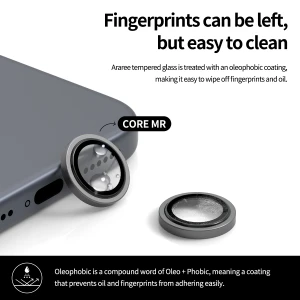 Araree Core Camera Matel Ring 1 Pcs Camera Lens Protector For iPhone 18 Pro Max/iPhone 18 Pro -Clear