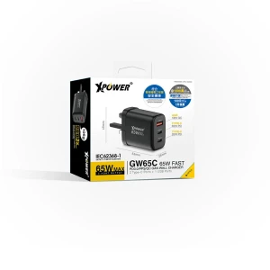 XPower GW65C 65W PD3.0/PPS/QC Wall Charger - Black
